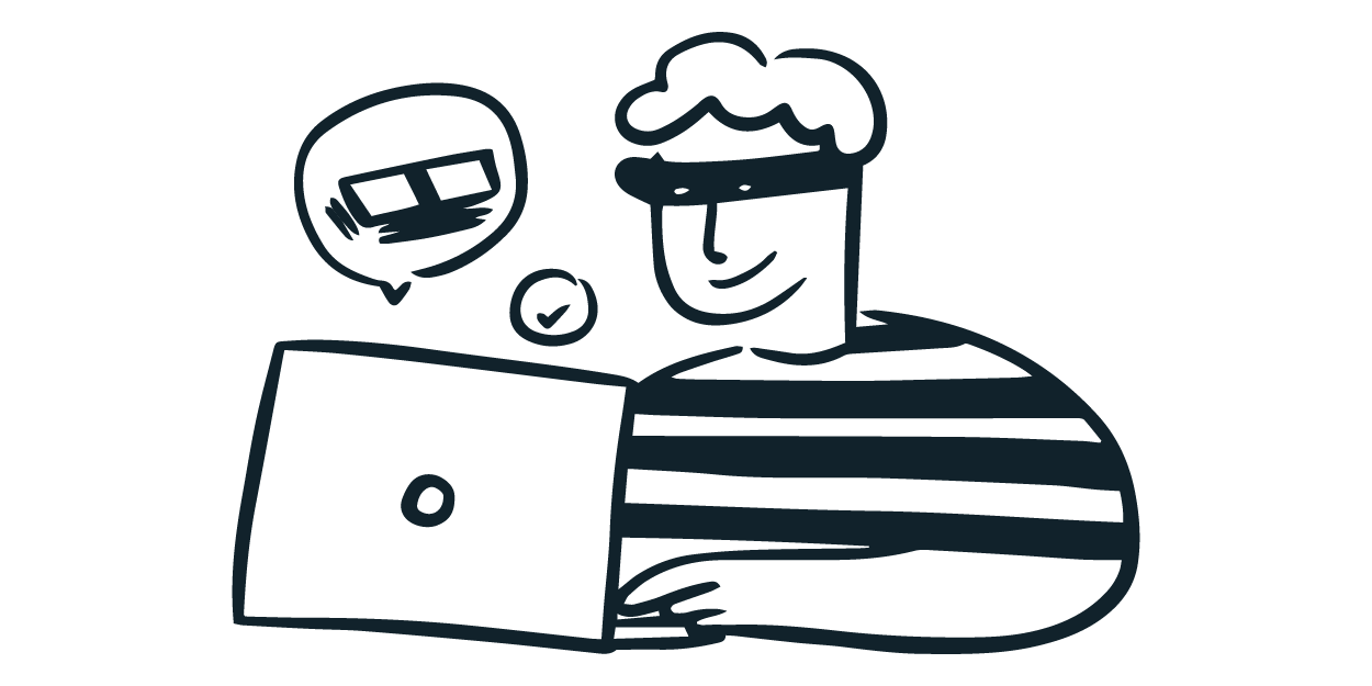 Invoice scam illustration